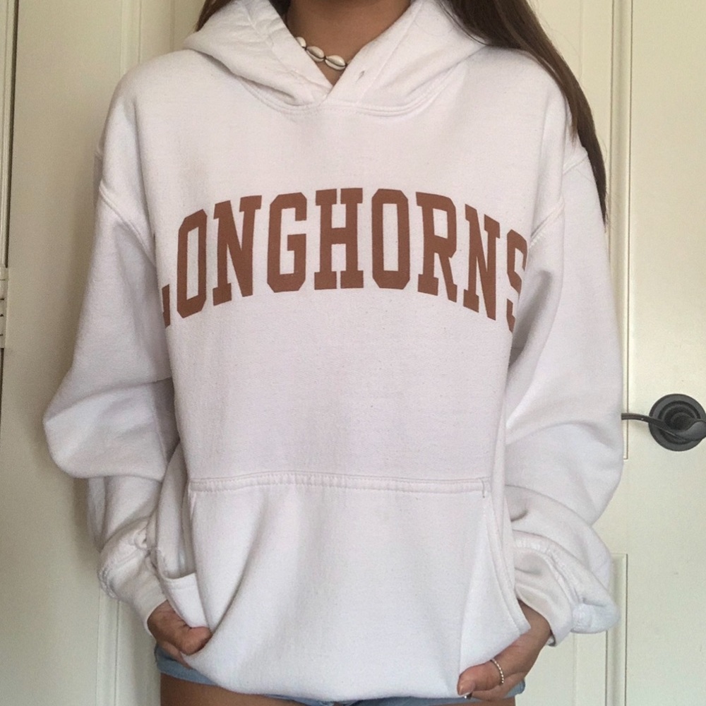 White Texas Longhorns hoodie